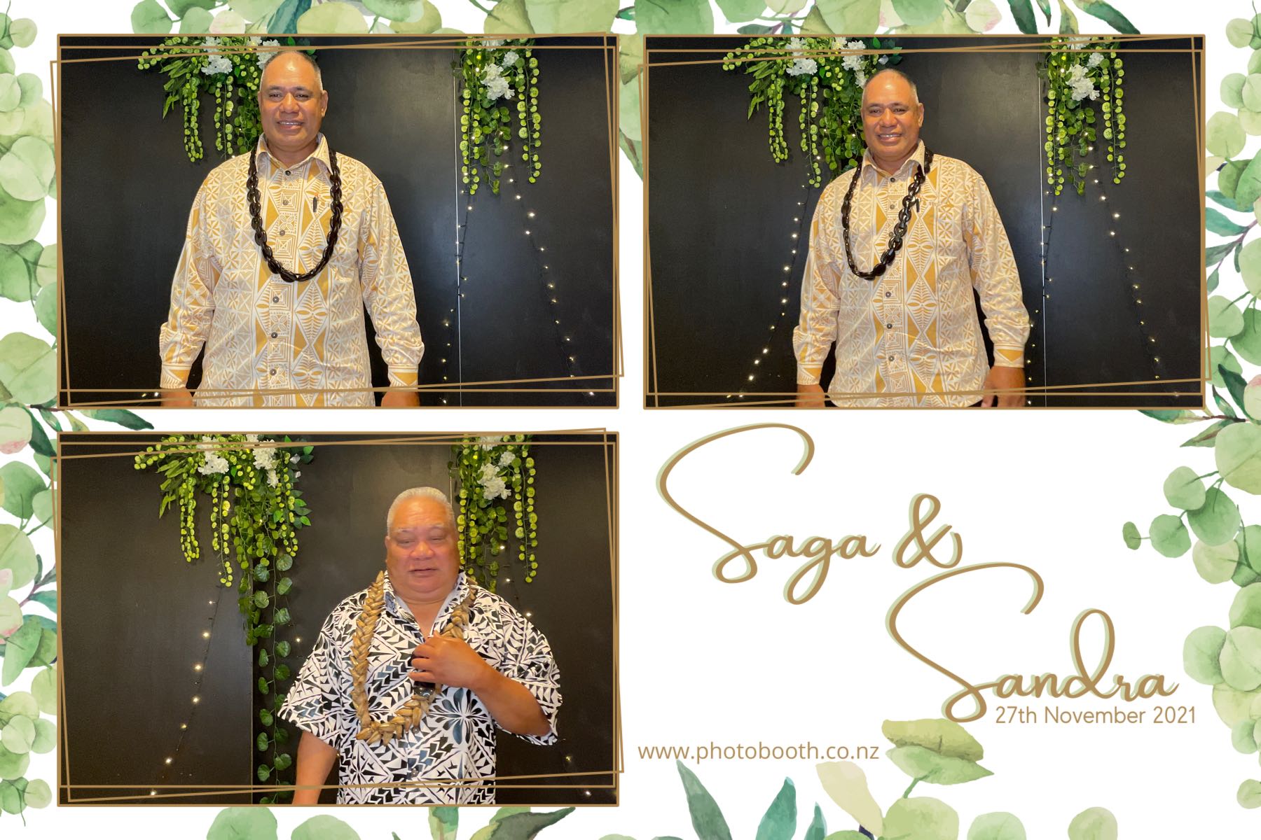 Saga & Sandra's Wedding | View more photos from the event at gallery.photobooth.co.nz/u/SelfieCentral/Saga-Sandras-Wedding