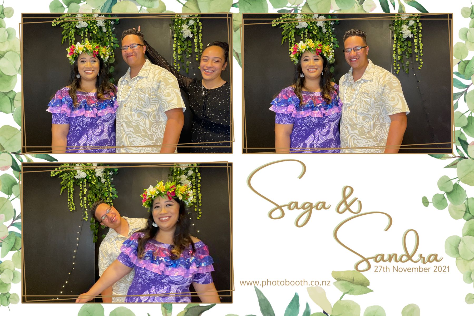 Saga & Sandra's Wedding | View more photos from the event at gallery.photobooth.co.nz/u/SelfieCentral/Saga-Sandras-Wedding