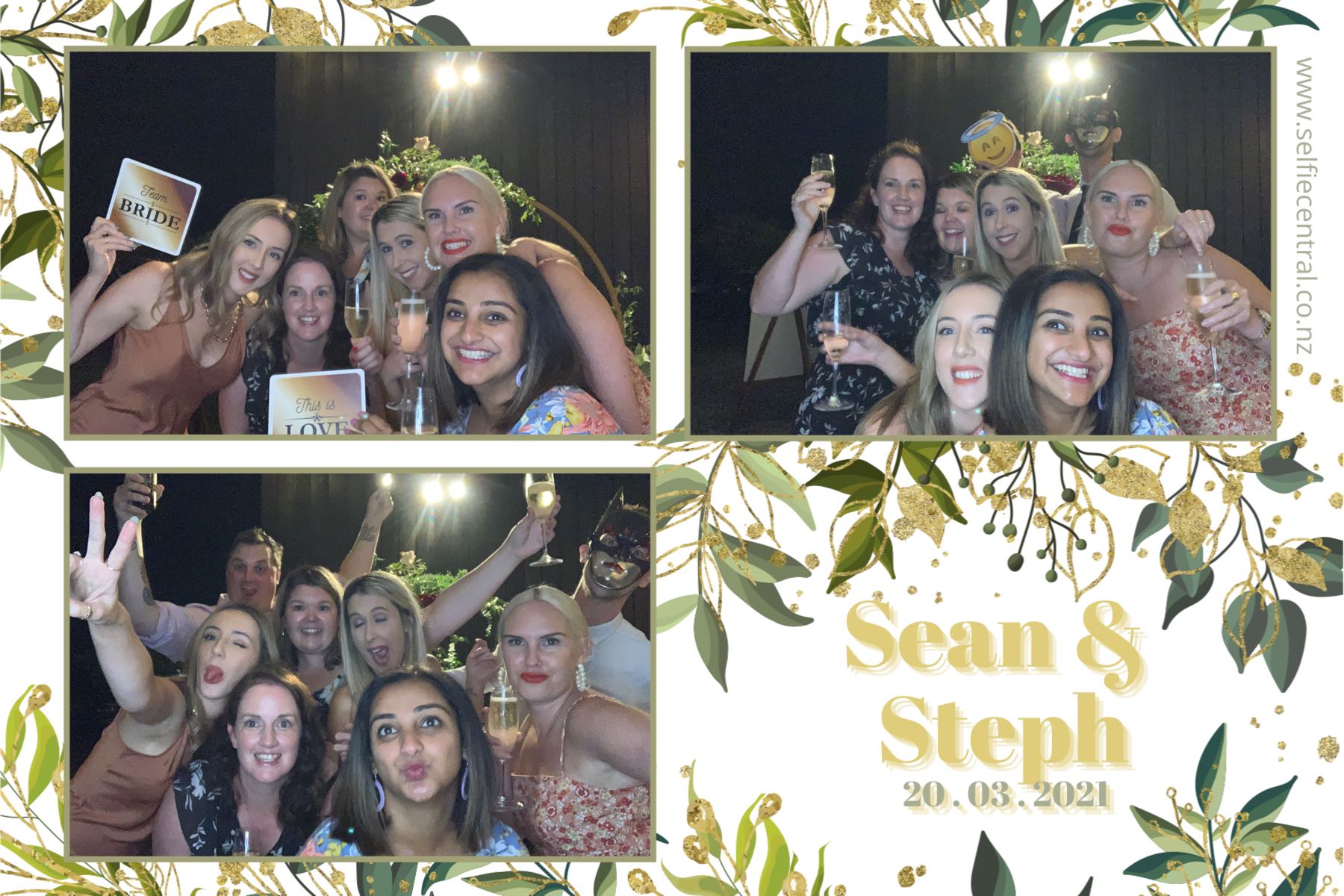Sean and Steph's wedding | View more photos from the event at gallery.photobooth.co.nz/u/SelfieCentral/Sean-and-Stephs-wedding