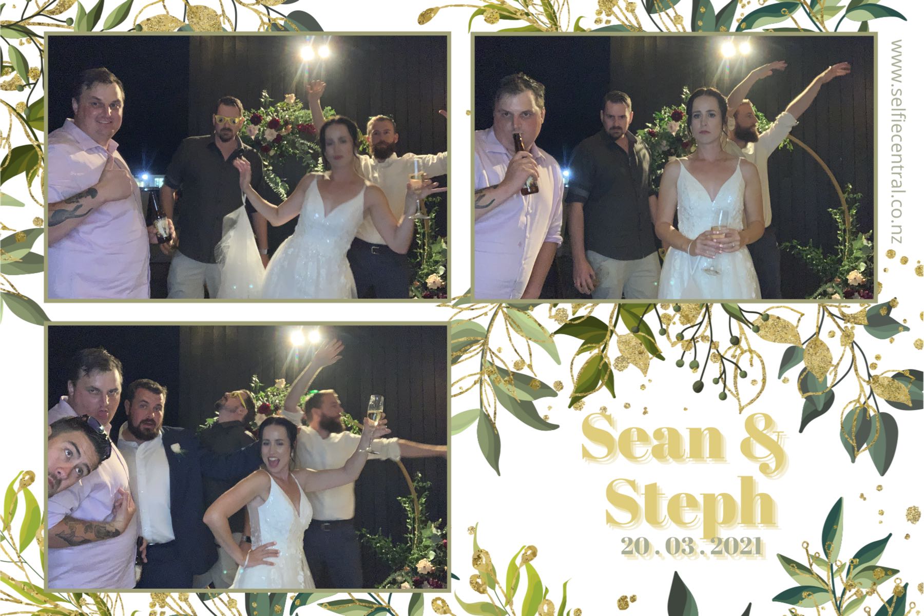 Sean and Steph's wedding | View more photos from the event at gallery.photobooth.co.nz/u/SelfieCentral/Sean-and-Stephs-wedding