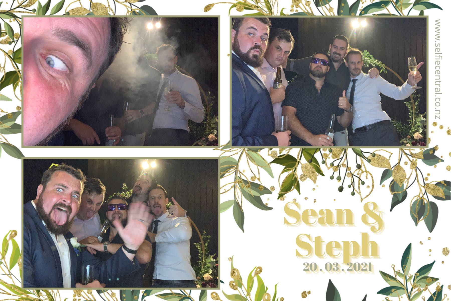 Sean and Steph's wedding | View more photos from the event at gallery.photobooth.co.nz/u/SelfieCentral/Sean-and-Stephs-wedding