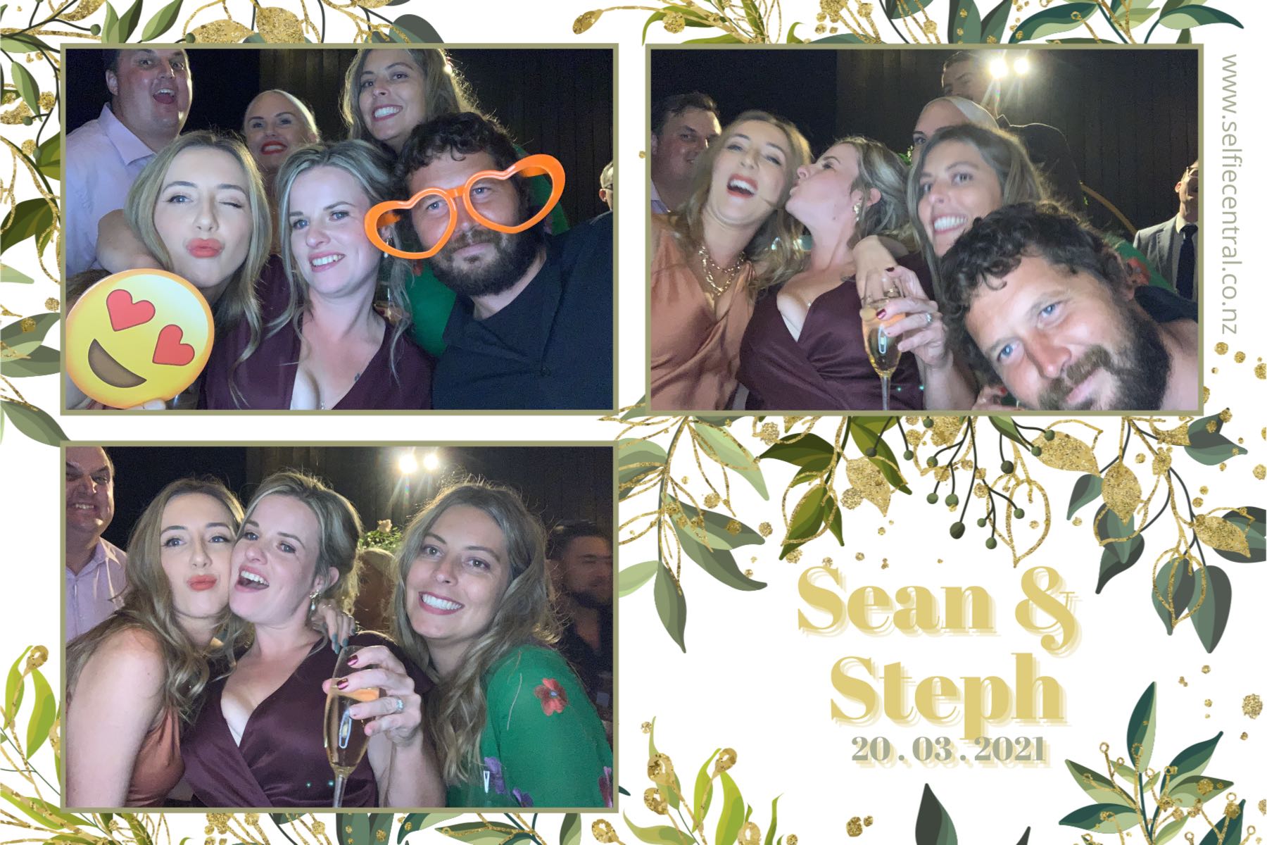 Sean and Steph's wedding | View more photos from the event at gallery.photobooth.co.nz/u/SelfieCentral/Sean-and-Stephs-wedding