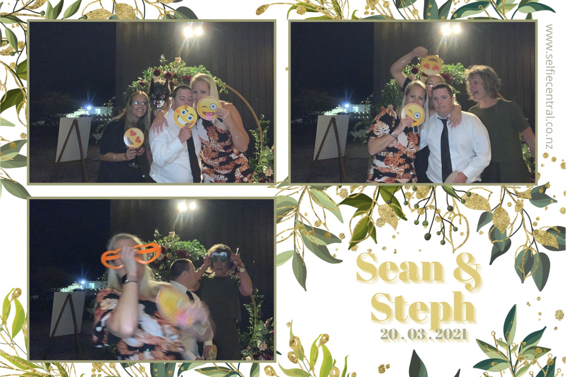 Sean and Steph's wedding | View more photos from the event at gallery.photobooth.co.nz/u/SelfieCentral/Sean-and-Stephs-wedding