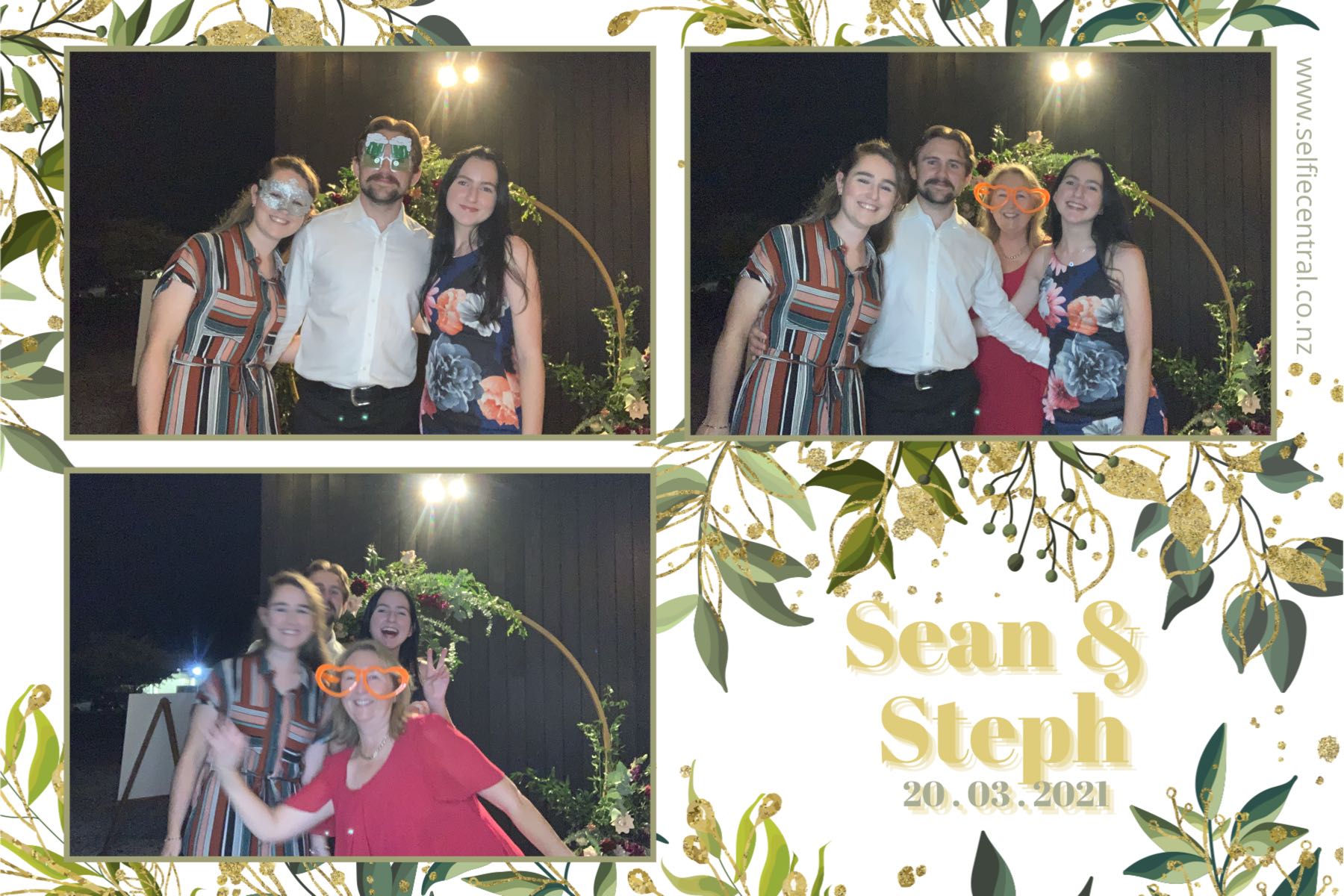 Sean and Steph's wedding | View more photos from the event at gallery.photobooth.co.nz/u/SelfieCentral/Sean-and-Stephs-wedding
