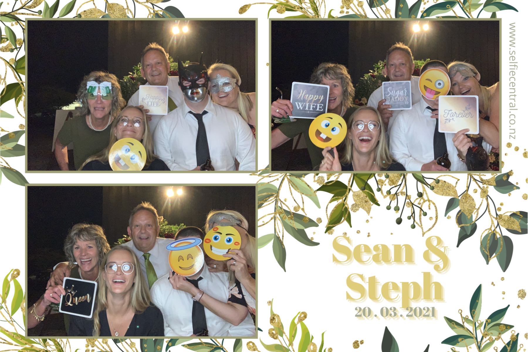 Sean and Steph's wedding | View more photos from the event at gallery.photobooth.co.nz/u/SelfieCentral/Sean-and-Stephs-wedding