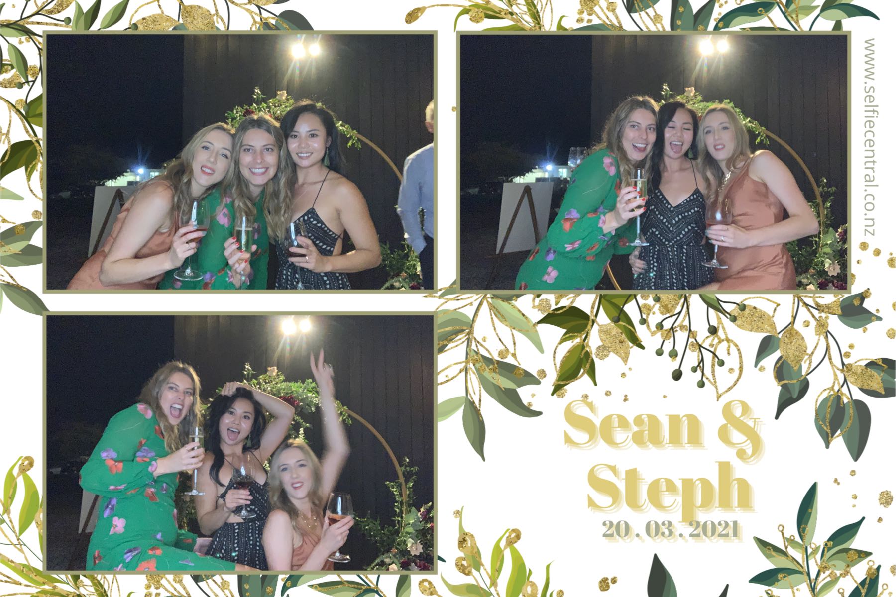 Sean and Steph's wedding | View more photos from the event at gallery.photobooth.co.nz/u/SelfieCentral/Sean-and-Stephs-wedding