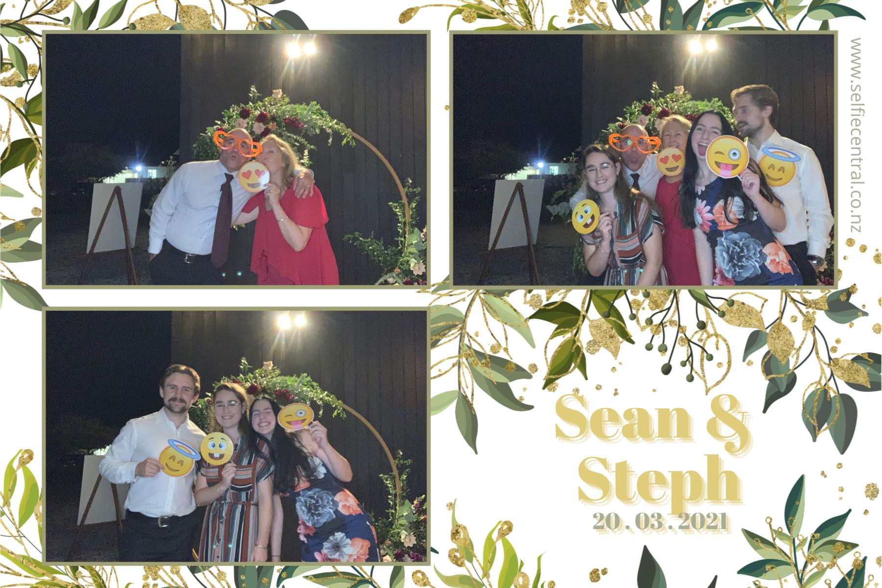 Sean and Steph's wedding | View more photos from the event at gallery.photobooth.co.nz/u/SelfieCentral/Sean-and-Stephs-wedding