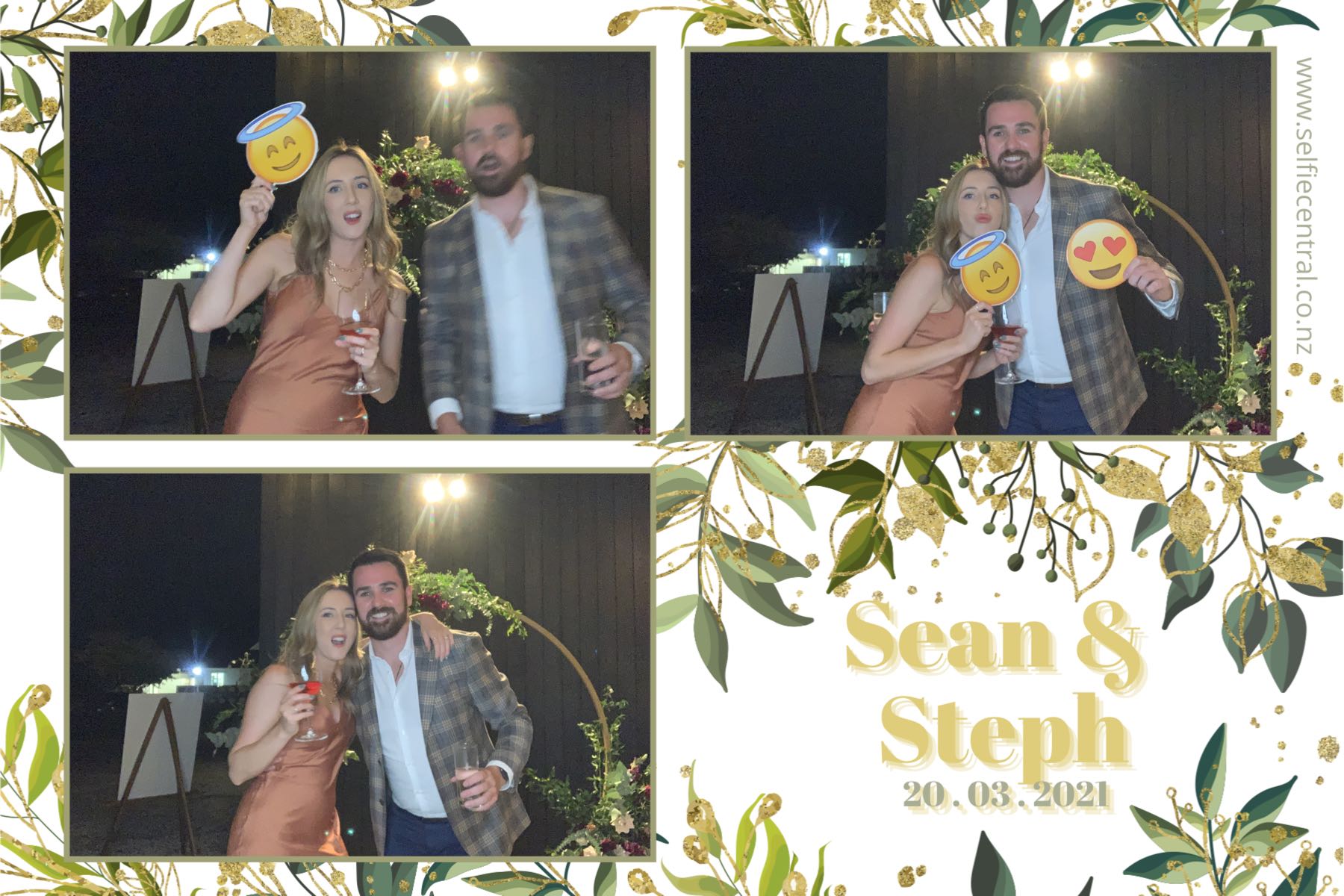 Sean and Steph's wedding | View more photos from the event at gallery.photobooth.co.nz/u/SelfieCentral/Sean-and-Stephs-wedding