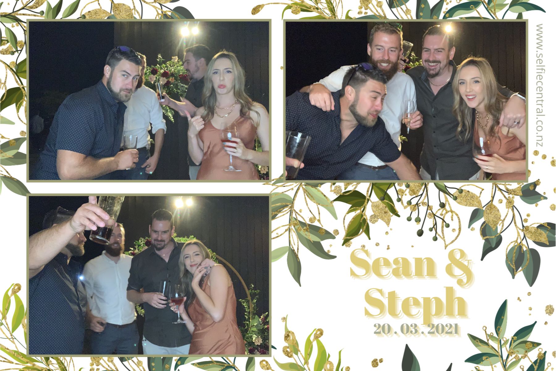 Sean and Steph's wedding | View more photos from the event at gallery.photobooth.co.nz/u/SelfieCentral/Sean-and-Stephs-wedding