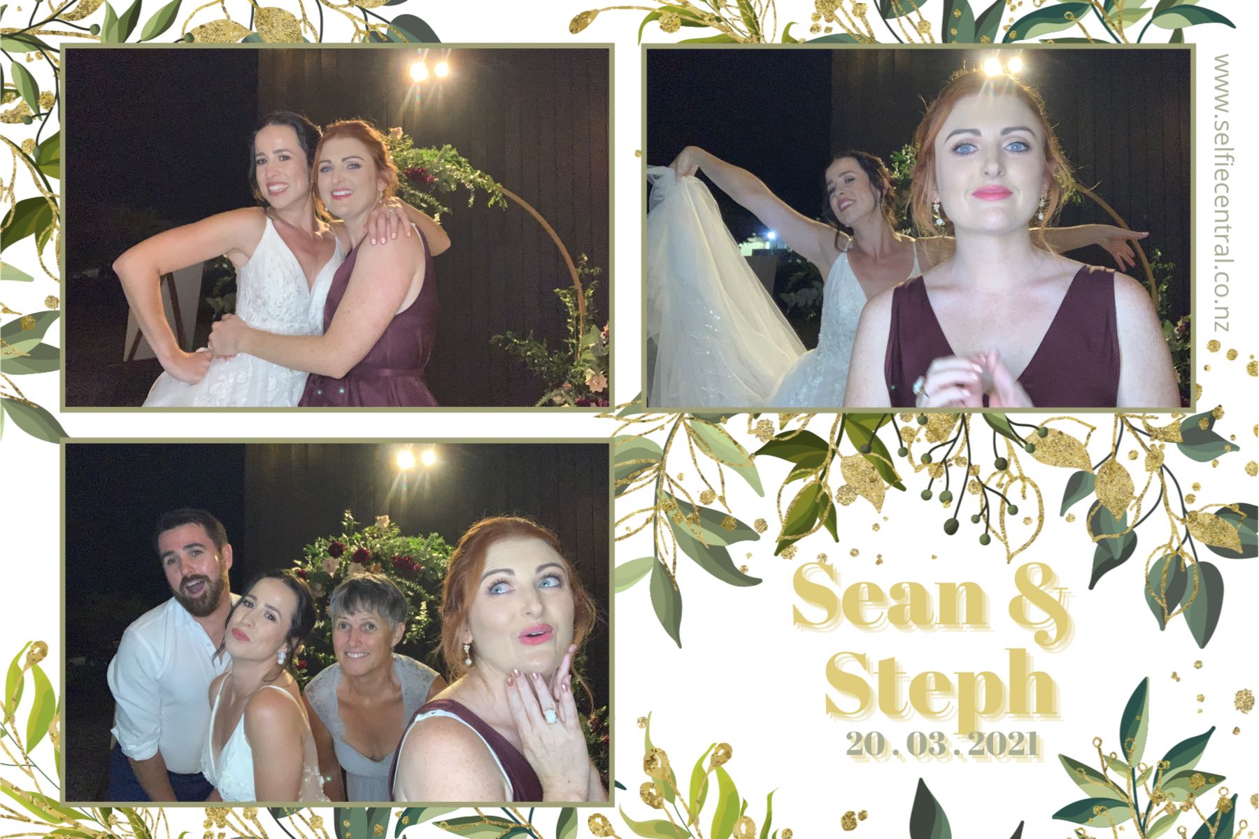 Sean and Steph's wedding | View more photos from the event at gallery.photobooth.co.nz/u/SelfieCentral/Sean-and-Stephs-wedding