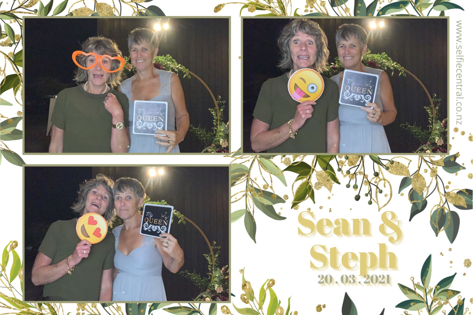 Sean and Steph's wedding | View more photos from the event at gallery.photobooth.co.nz/u/SelfieCentral/Sean-and-Stephs-wedding
