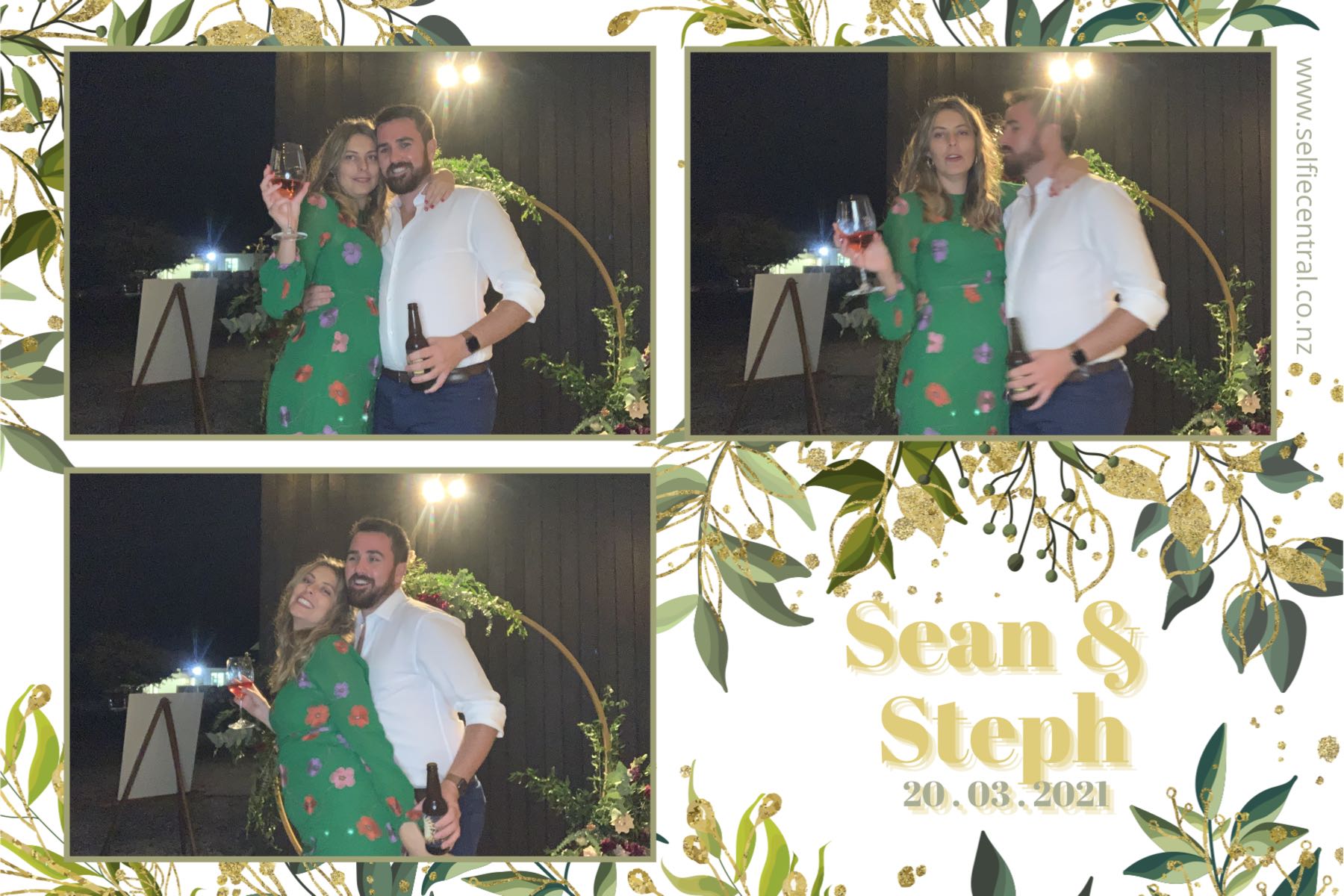 Sean and Steph's wedding | View more photos from the event at gallery.photobooth.co.nz/u/SelfieCentral/Sean-and-Stephs-wedding