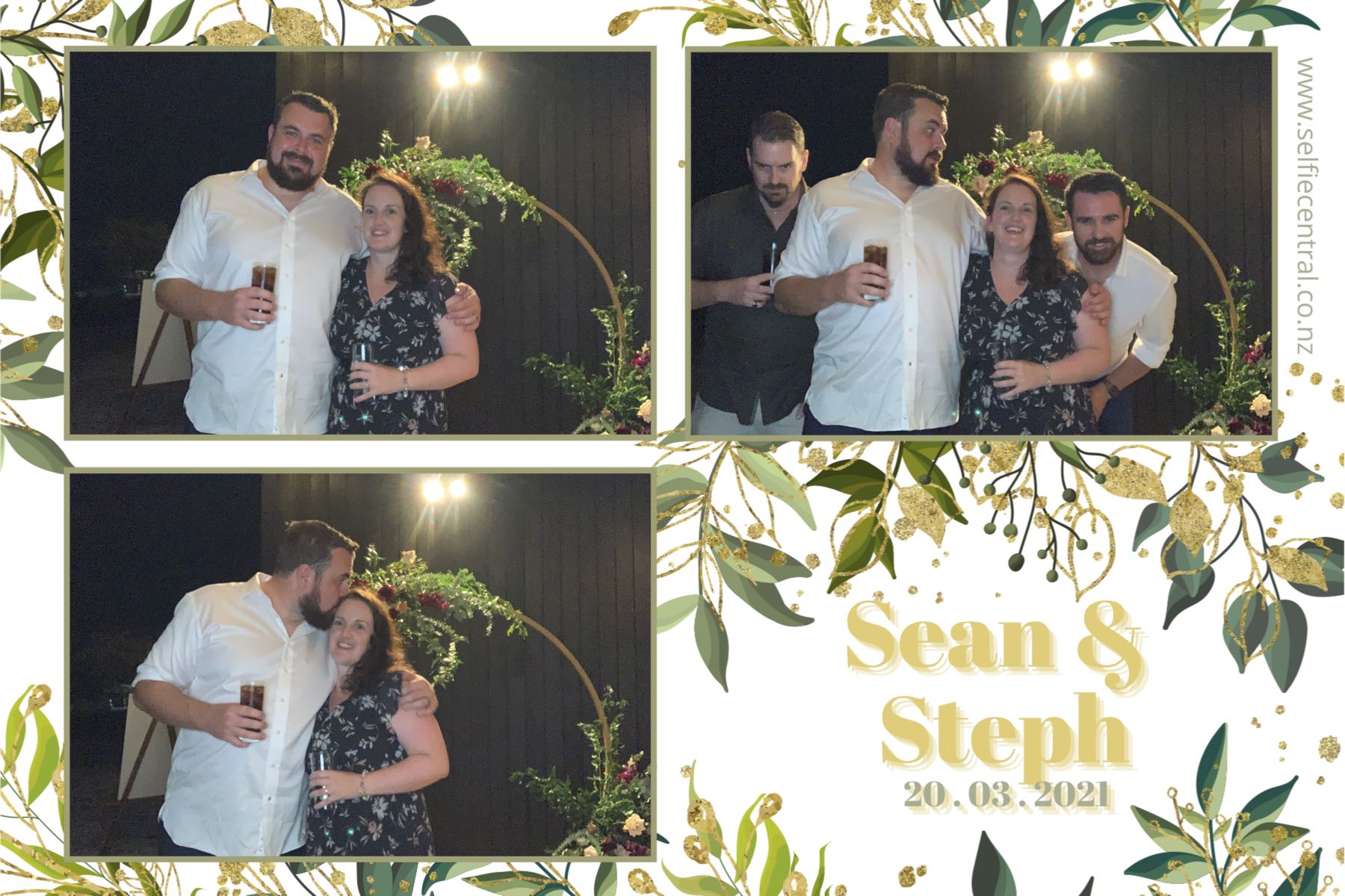 Sean and Steph's wedding | View more photos from the event at gallery.photobooth.co.nz/u/SelfieCentral/Sean-and-Stephs-wedding