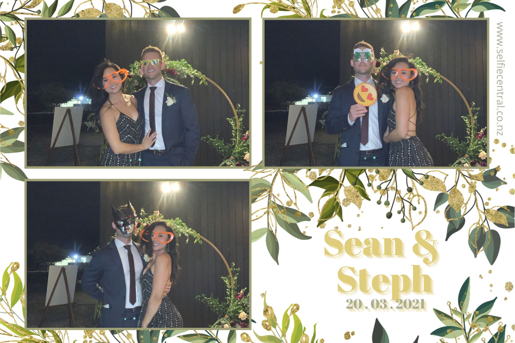Sean and Steph's wedding | View more photos from the event at gallery.photobooth.co.nz/u/SelfieCentral/Sean-and-Stephs-wedding