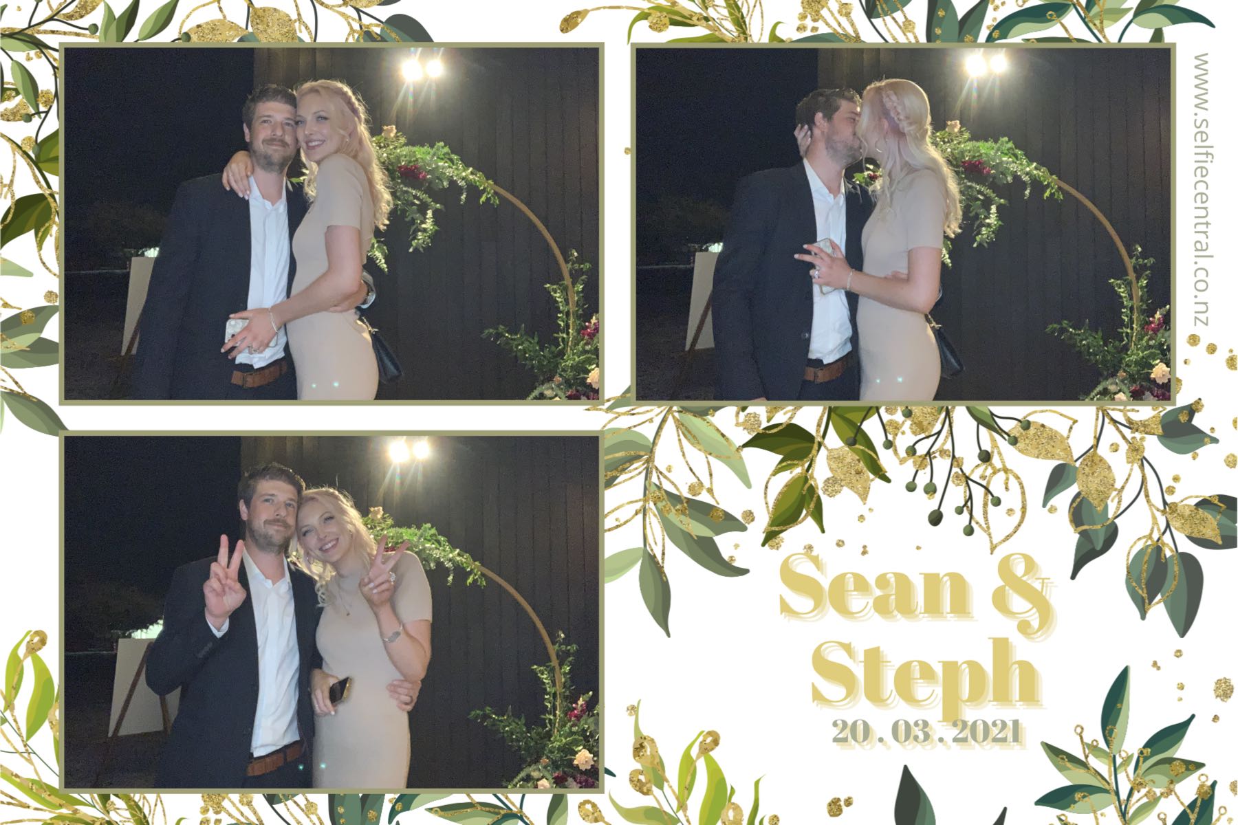 Sean and Steph's wedding | View more photos from the event at gallery.photobooth.co.nz/u/SelfieCentral/Sean-and-Stephs-wedding