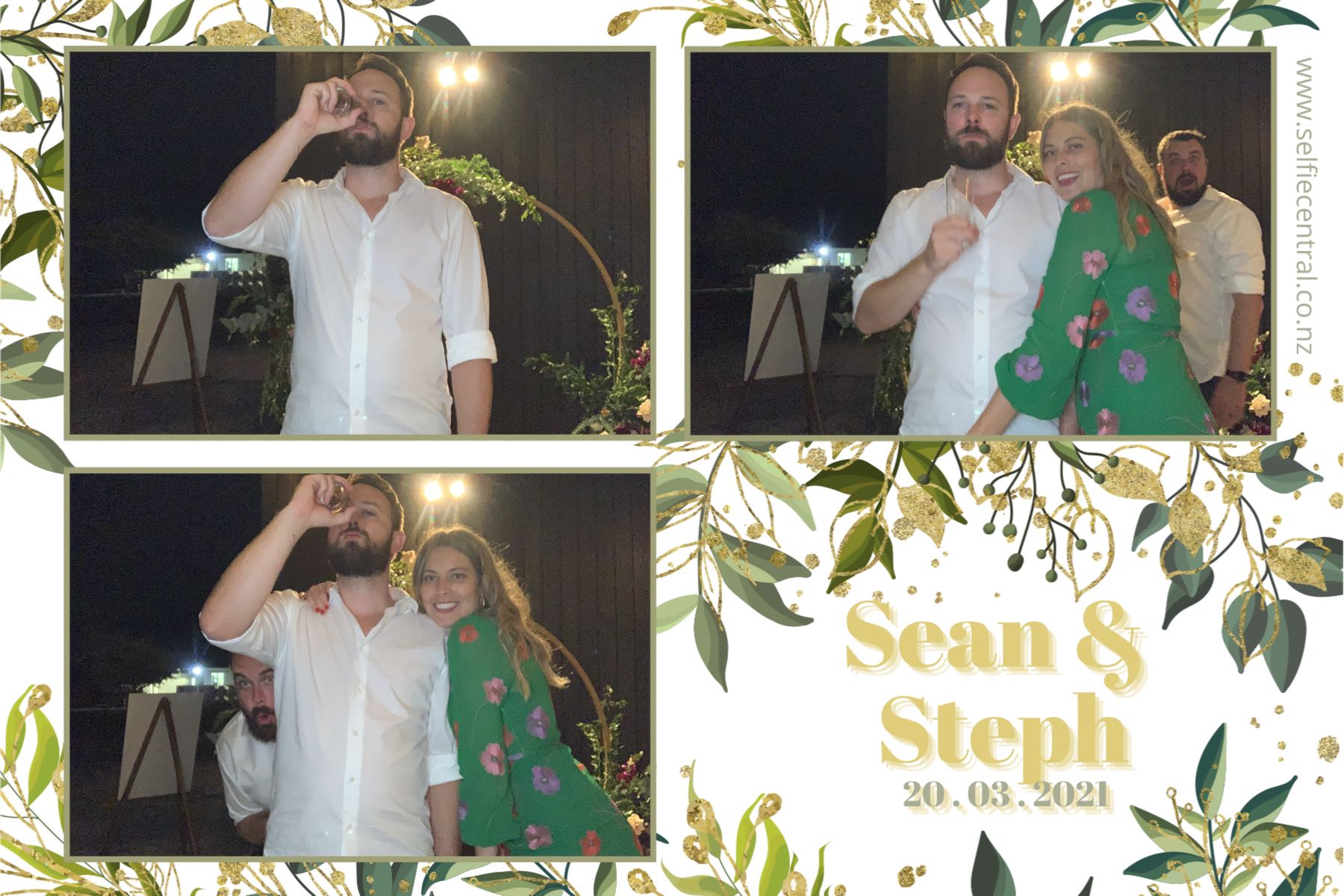 Sean and Steph's wedding | View more photos from the event at gallery.photobooth.co.nz/u/SelfieCentral/Sean-and-Stephs-wedding