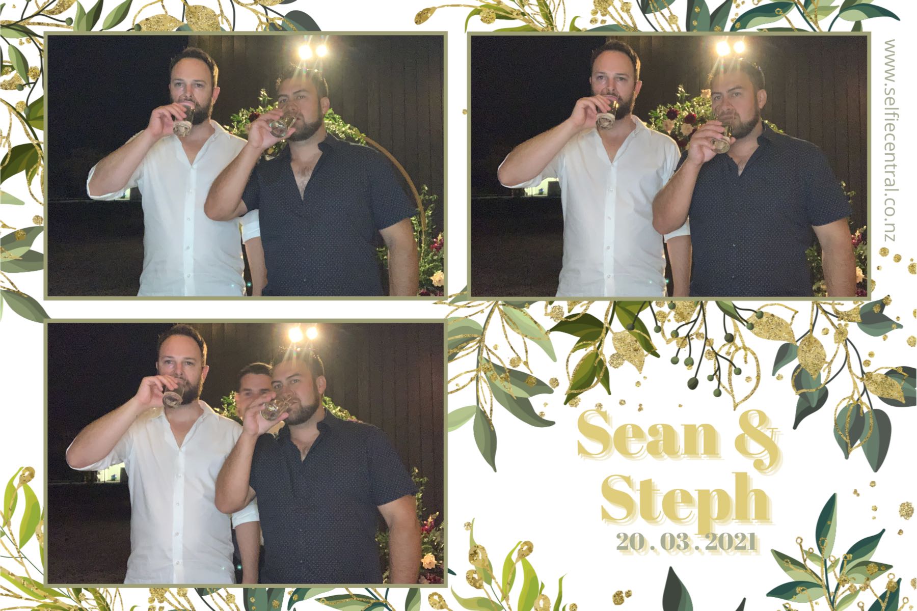 Sean and Steph's wedding | View more photos from the event at gallery.photobooth.co.nz/u/SelfieCentral/Sean-and-Stephs-wedding