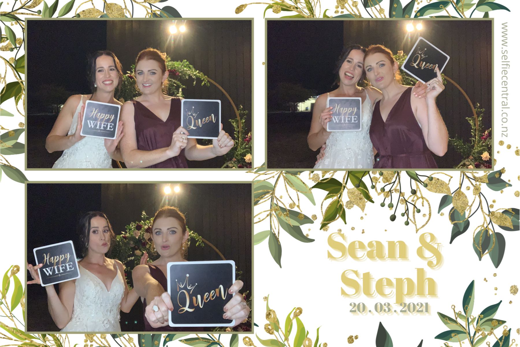Sean and Steph's wedding | View more photos from the event at gallery.photobooth.co.nz/u/SelfieCentral/Sean-and-Stephs-wedding