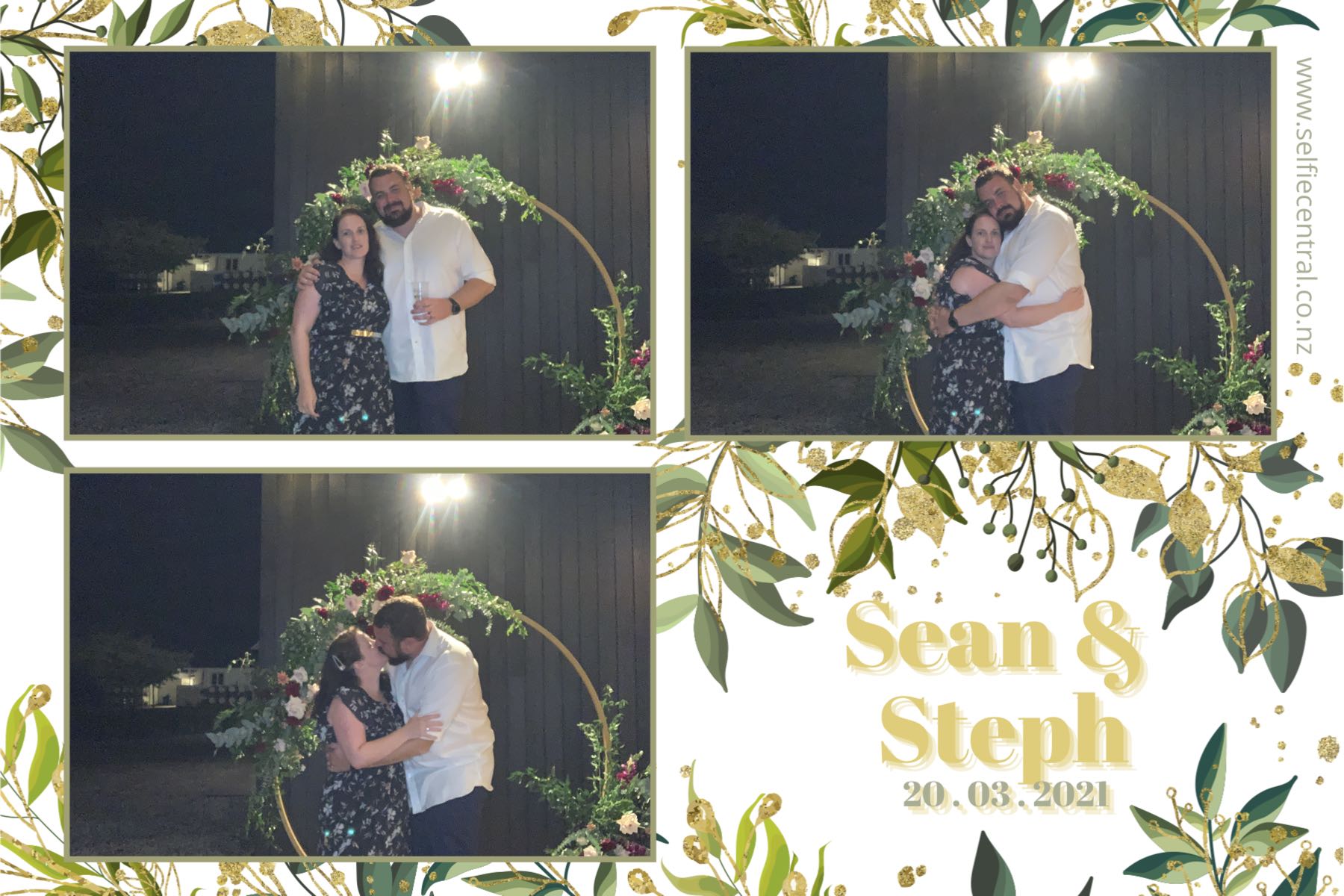 Sean and Steph's wedding | View more photos from the event at gallery.photobooth.co.nz/u/SelfieCentral/Sean-and-Stephs-wedding