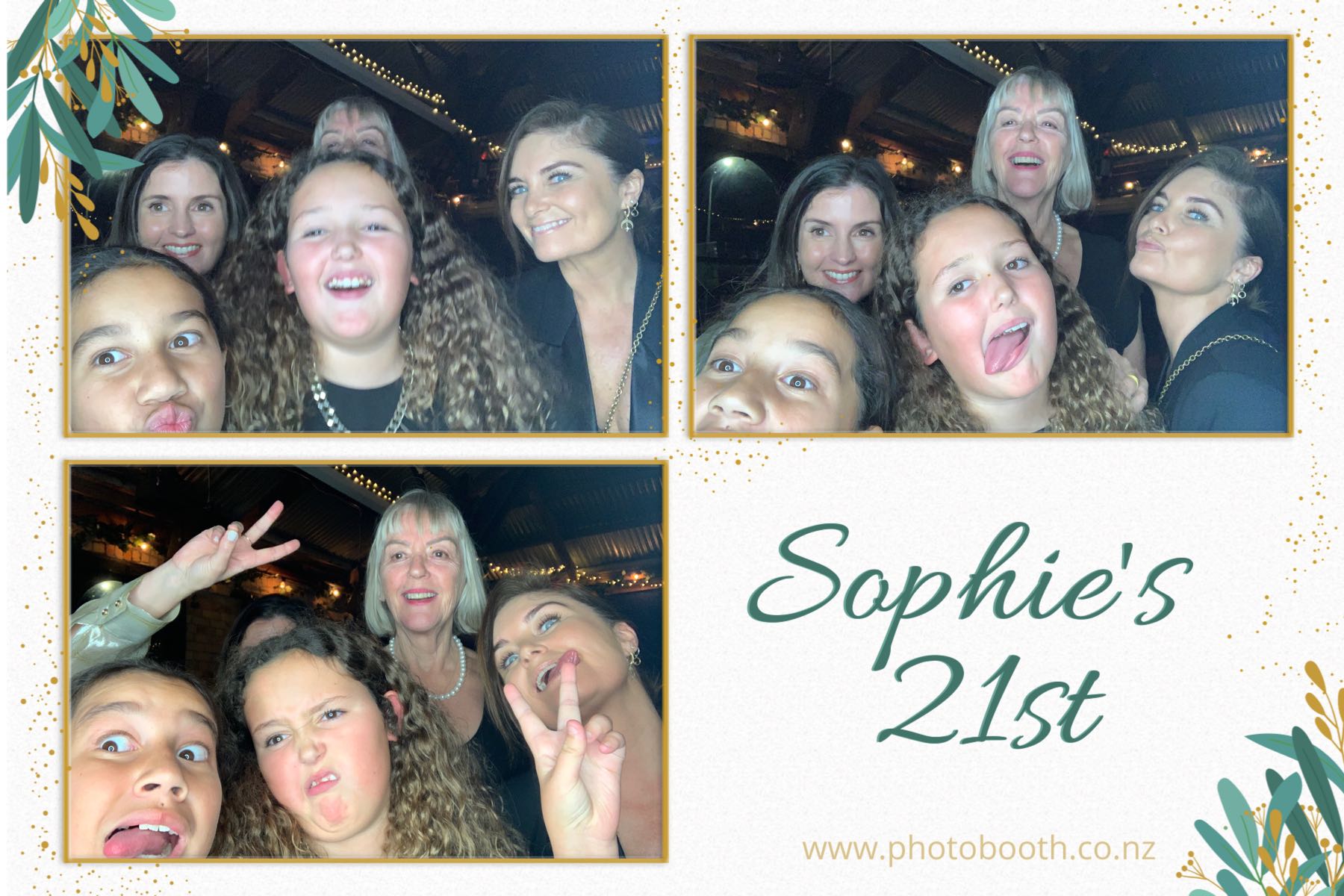 Sophie's 21st | View more photos from the event at gallery.photobooth.co.nz/u/SelfieCentral/Sophies-21st