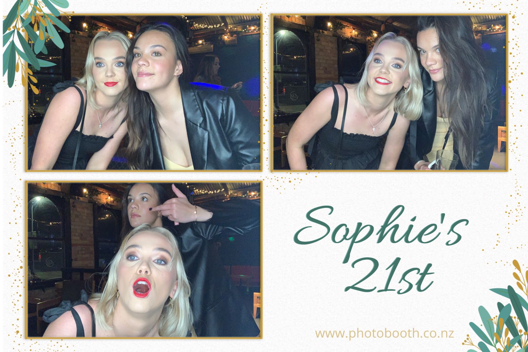 Sophie's 21st | View more photos from the event at gallery.photobooth.co.nz/u/SelfieCentral/Sophies-21st