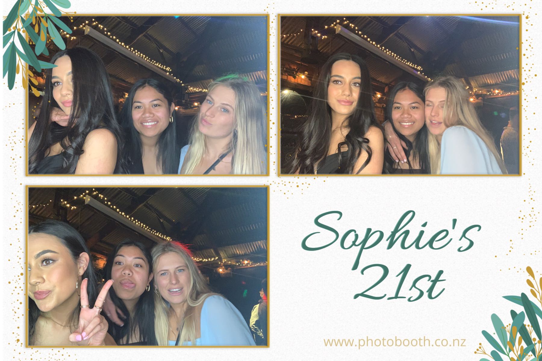 Sophie's 21st | View more photos from the event at gallery.photobooth.co.nz/u/SelfieCentral/Sophies-21st