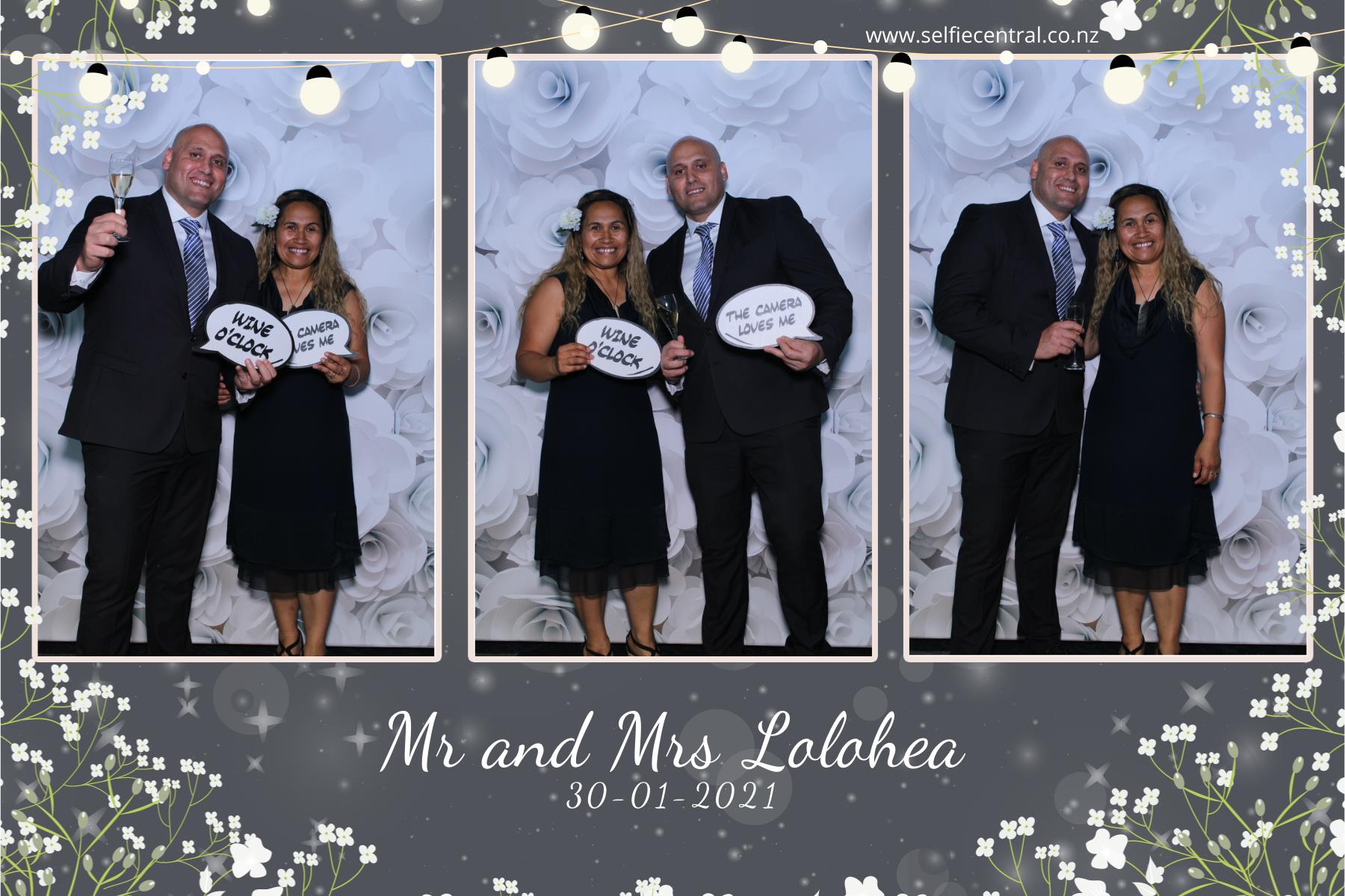 Taniela & Crystal's wedding | View more photos from the event at gallery.photobooth.co.nz/u/SelfieCentral/Taniela-Crystals-wedding