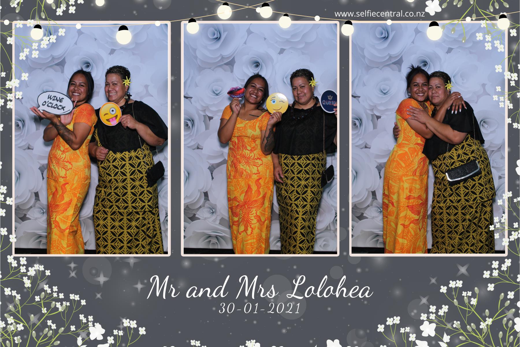 Taniela & Crystal's wedding | View more photos from the event at gallery.photobooth.co.nz/u/SelfieCentral/Taniela-Crystals-wedding