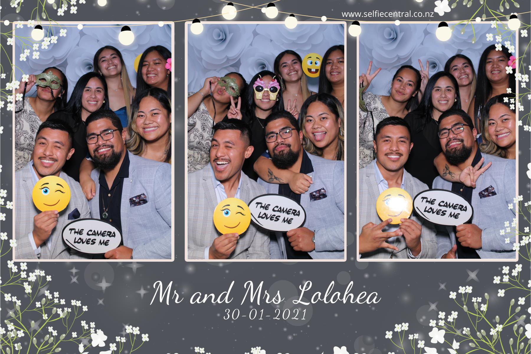 Taniela & Crystal's wedding | View more photos from the event at gallery.photobooth.co.nz/u/SelfieCentral/Taniela-Crystals-wedding