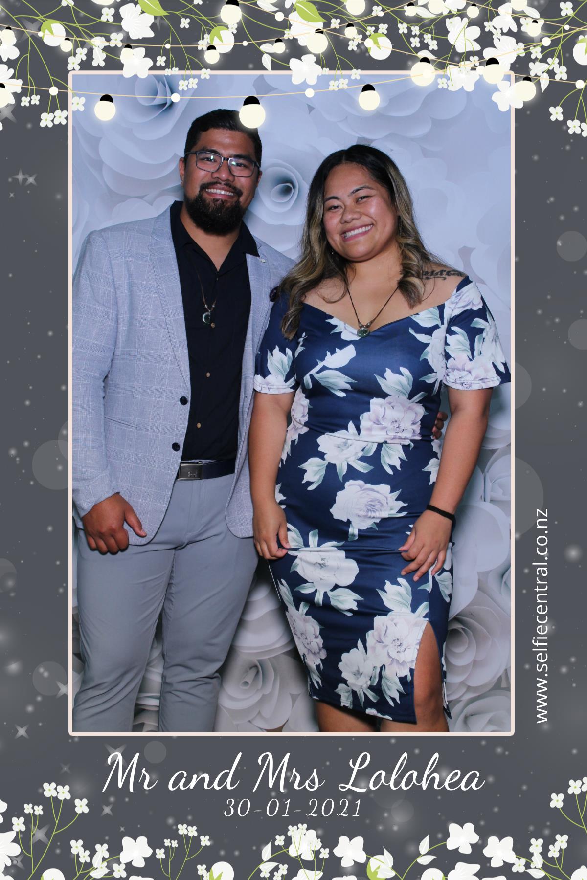 Taniela & Crystal's wedding | View more photos from the event at gallery.photobooth.co.nz/u/SelfieCentral/Taniela-Crystals-wedding