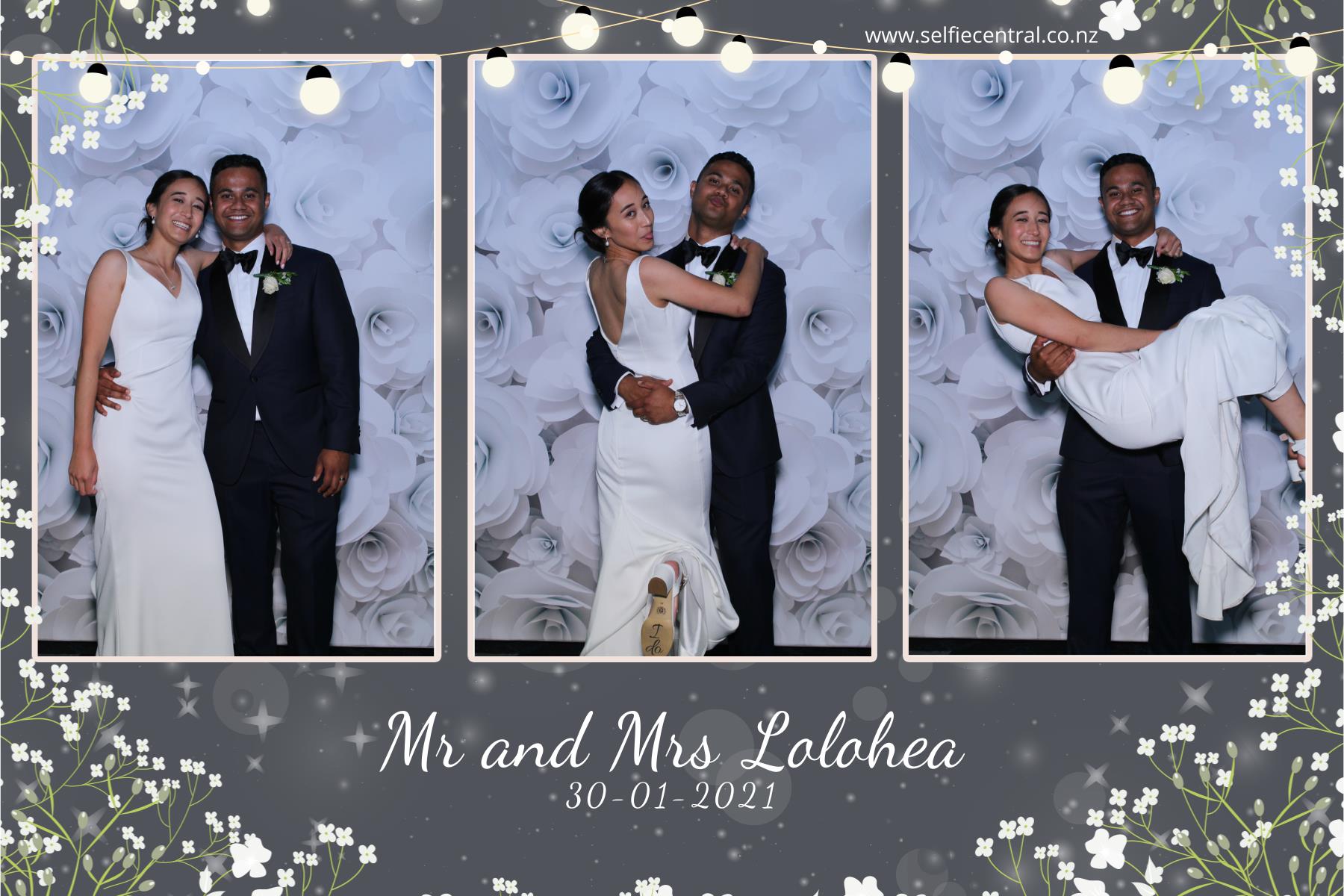 Taniela & Crystal's wedding | View more photos from the event at gallery.photobooth.co.nz/u/SelfieCentral/Taniela-Crystals-wedding
