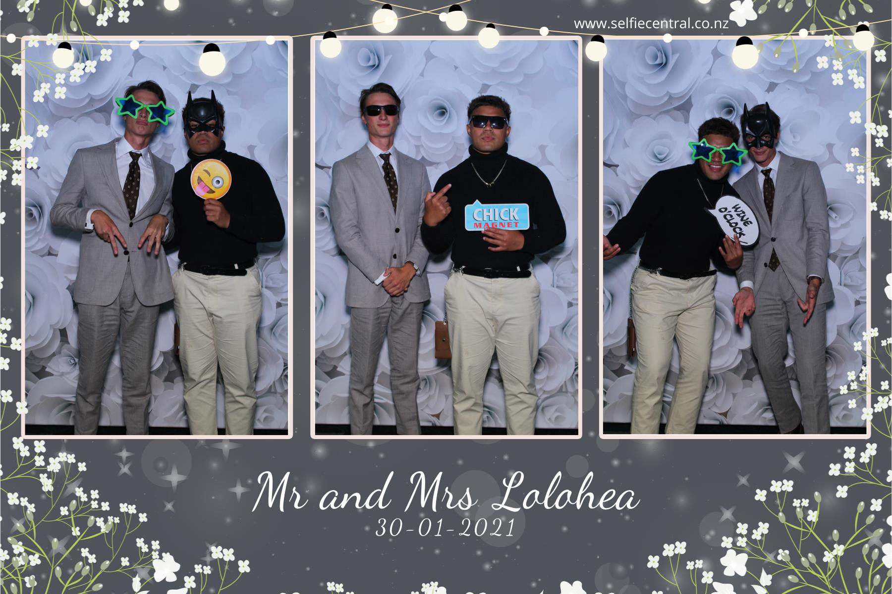 Taniela & Crystal's wedding | View more photos from the event at gallery.photobooth.co.nz/u/SelfieCentral/Taniela-Crystals-wedding