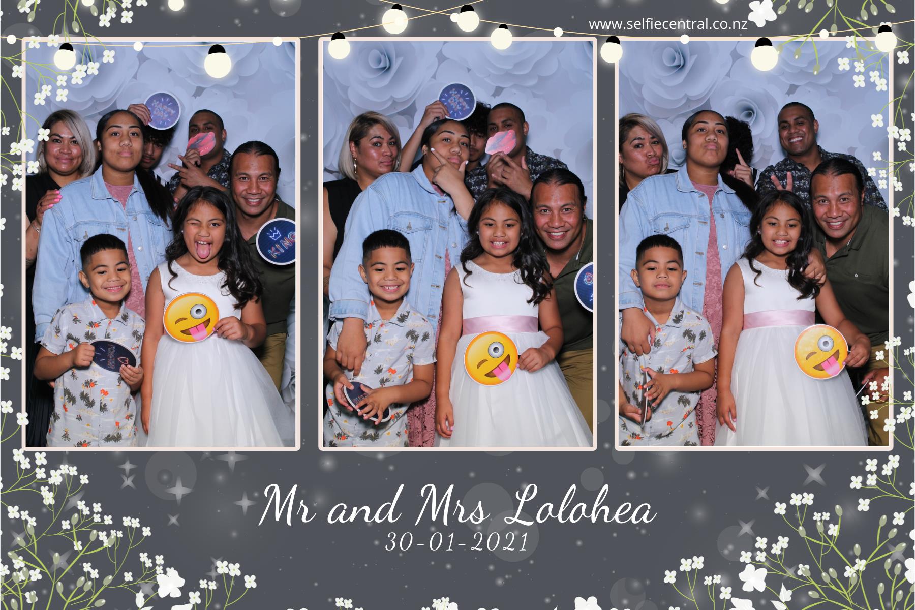 Taniela & Crystal's wedding | View more photos from the event at gallery.photobooth.co.nz/u/SelfieCentral/Taniela-Crystals-wedding