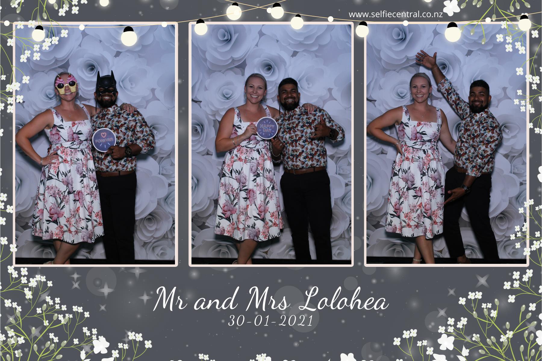 Taniela & Crystal's wedding | View more photos from the event at gallery.photobooth.co.nz/u/SelfieCentral/Taniela-Crystals-wedding