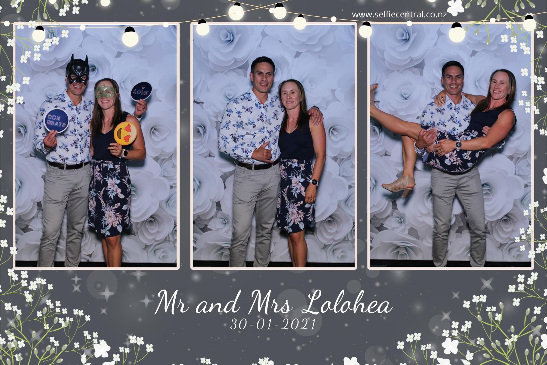 Taniela & Crystal's wedding | View more photos from the event at gallery.photobooth.co.nz/u/SelfieCentral/Taniela-Crystals-wedding