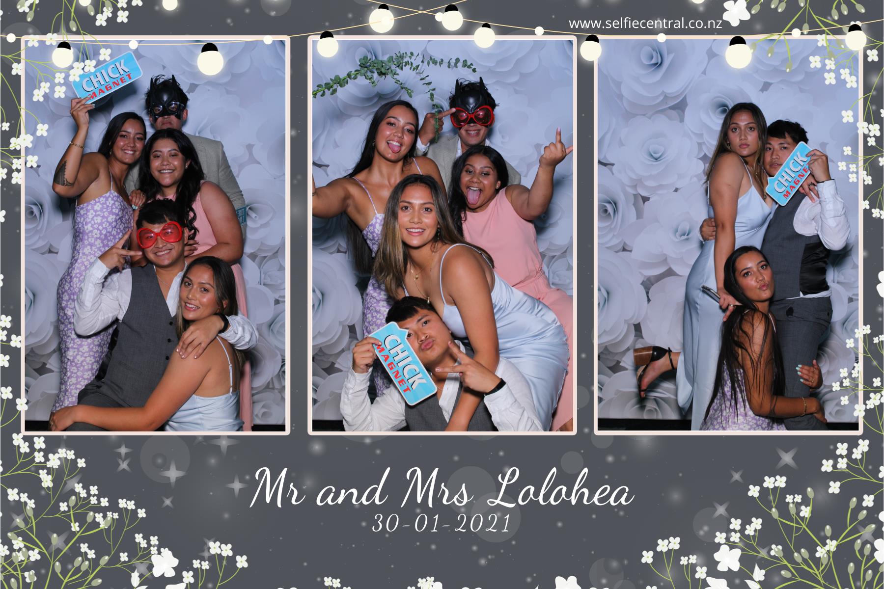 Taniela & Crystal's wedding | View more photos from the event at gallery.photobooth.co.nz/u/SelfieCentral/Taniela-Crystals-wedding