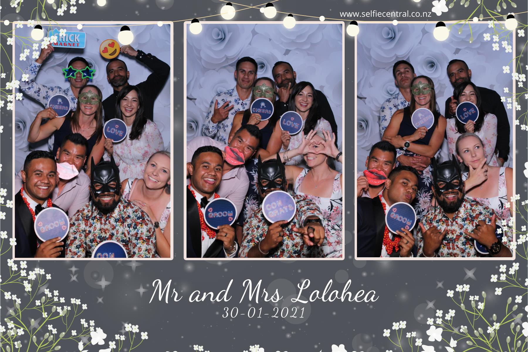 Taniela & Crystal's wedding | View more photos from the event at gallery.photobooth.co.nz/u/SelfieCentral/Taniela-Crystals-wedding