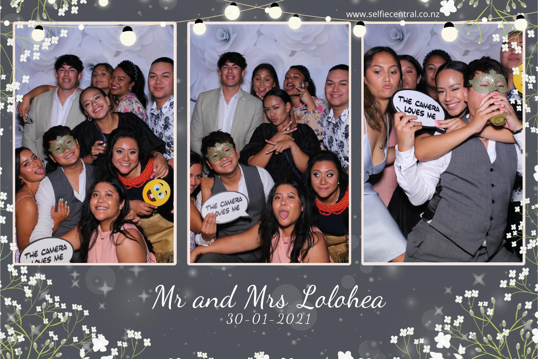 Taniela & Crystal's wedding | View more photos from the event at gallery.photobooth.co.nz/u/SelfieCentral/Taniela-Crystals-wedding