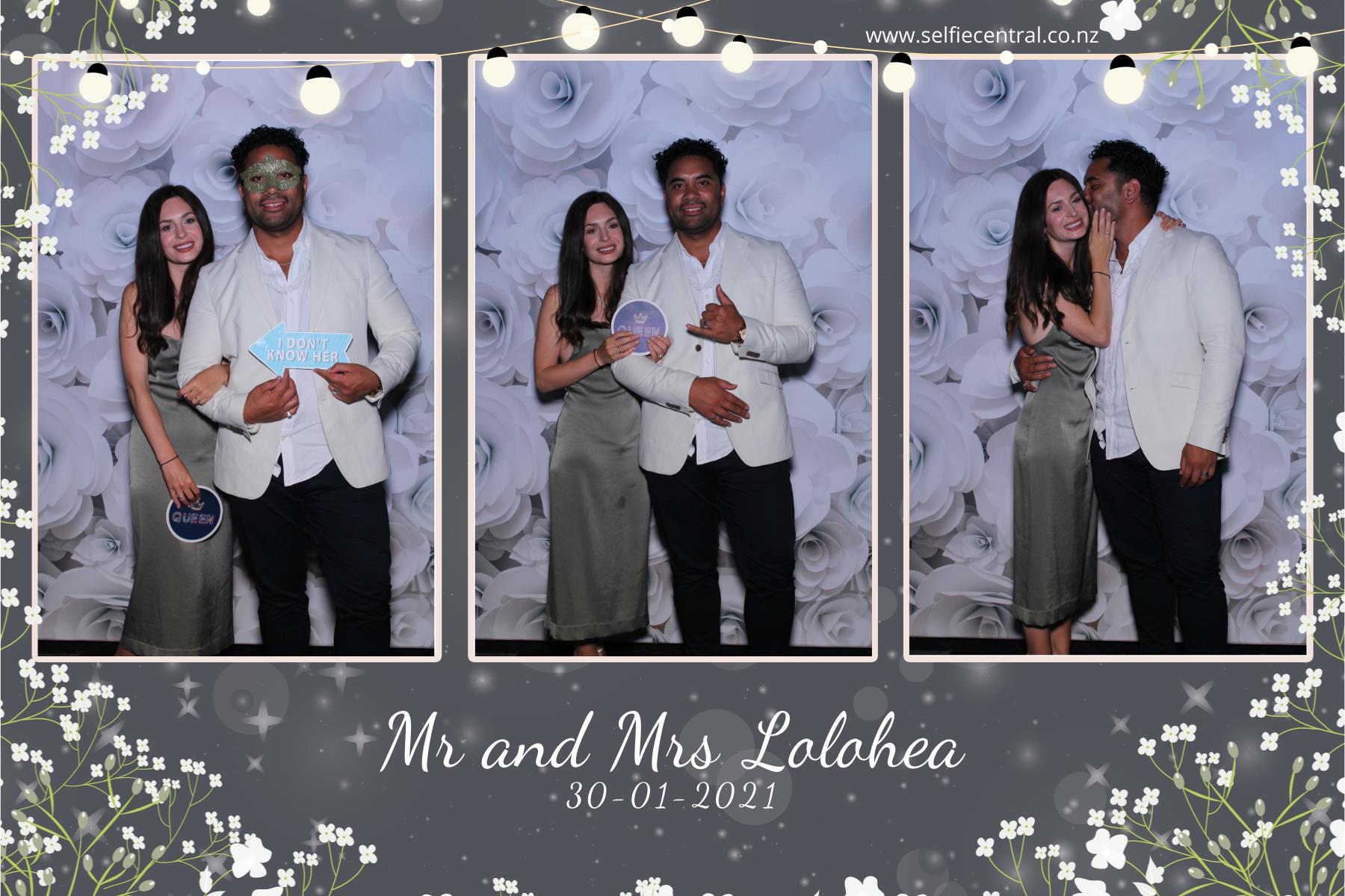 Taniela & Crystal's wedding | View more photos from the event at gallery.photobooth.co.nz/u/SelfieCentral/Taniela-Crystals-wedding