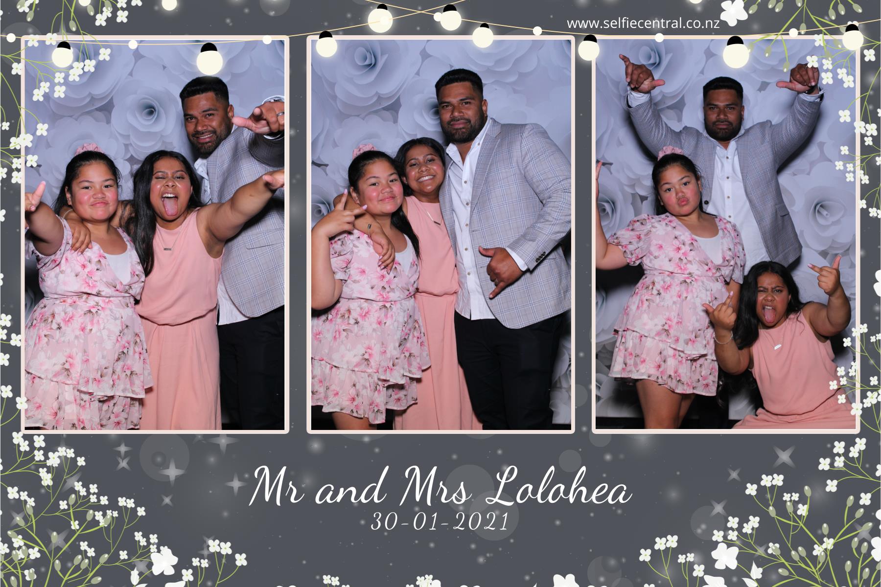 Taniela & Crystal's wedding | View more photos from the event at gallery.photobooth.co.nz/u/SelfieCentral/Taniela-Crystals-wedding
