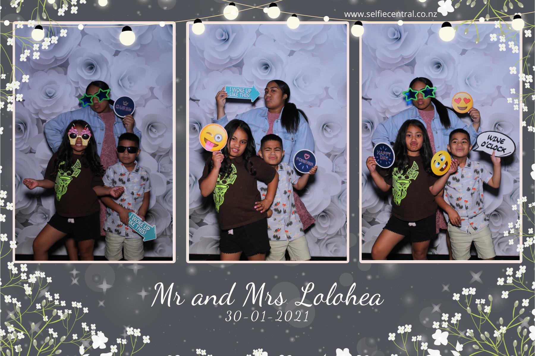 Taniela & Crystal's wedding | View more photos from the event at gallery.photobooth.co.nz/u/SelfieCentral/Taniela-Crystals-wedding