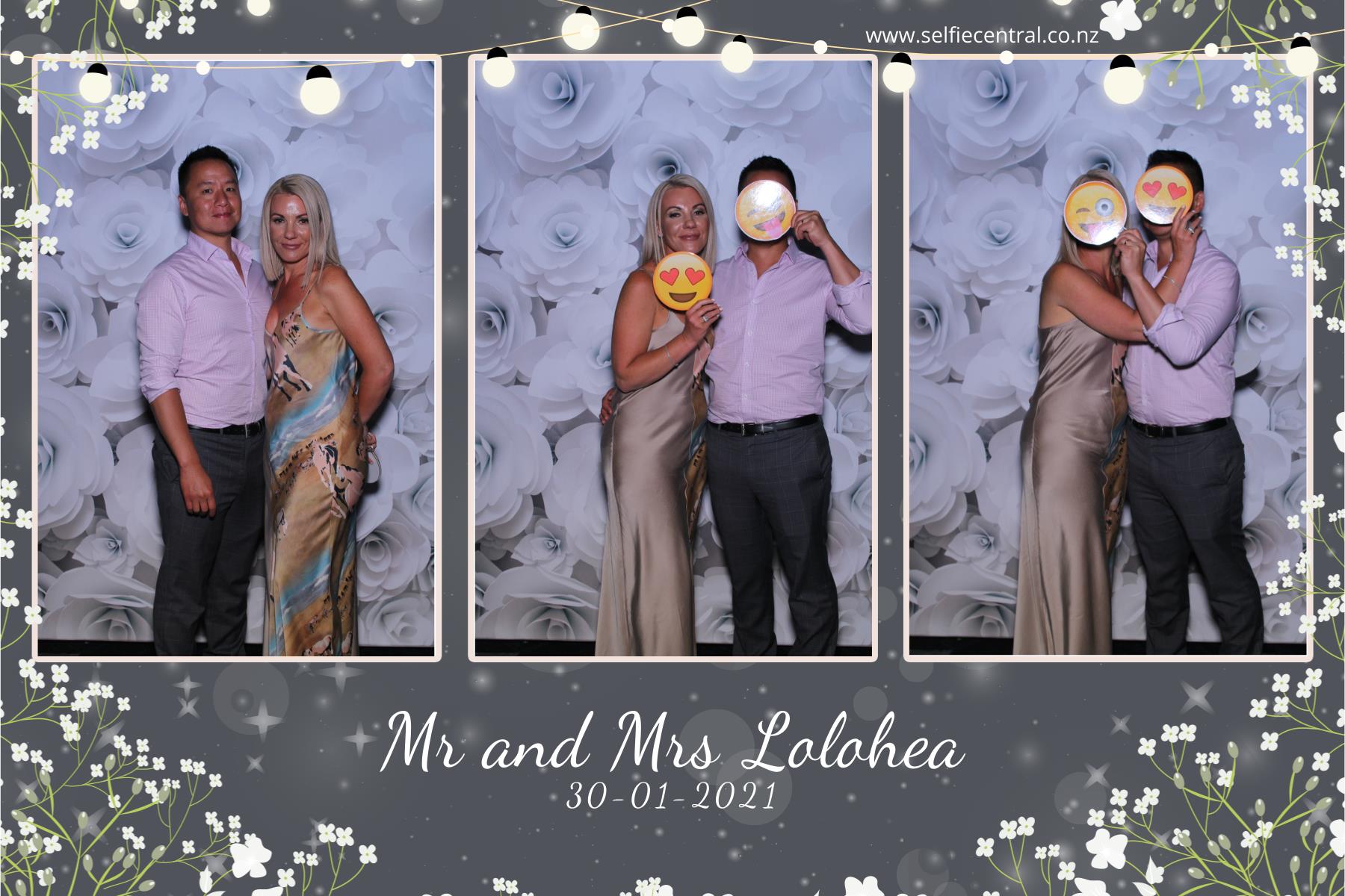 Taniela & Crystal's wedding | View more photos from the event at gallery.photobooth.co.nz/u/SelfieCentral/Taniela-Crystals-wedding