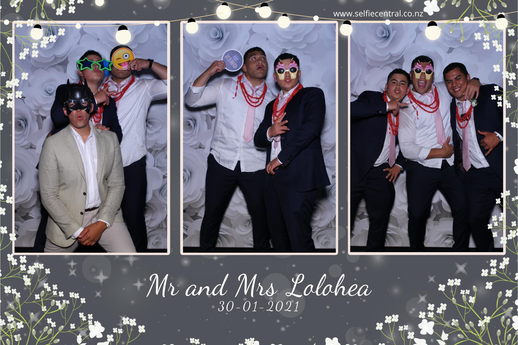 Taniela & Crystal's wedding | View more photos from the event at gallery.photobooth.co.nz/u/SelfieCentral/Taniela-Crystals-wedding