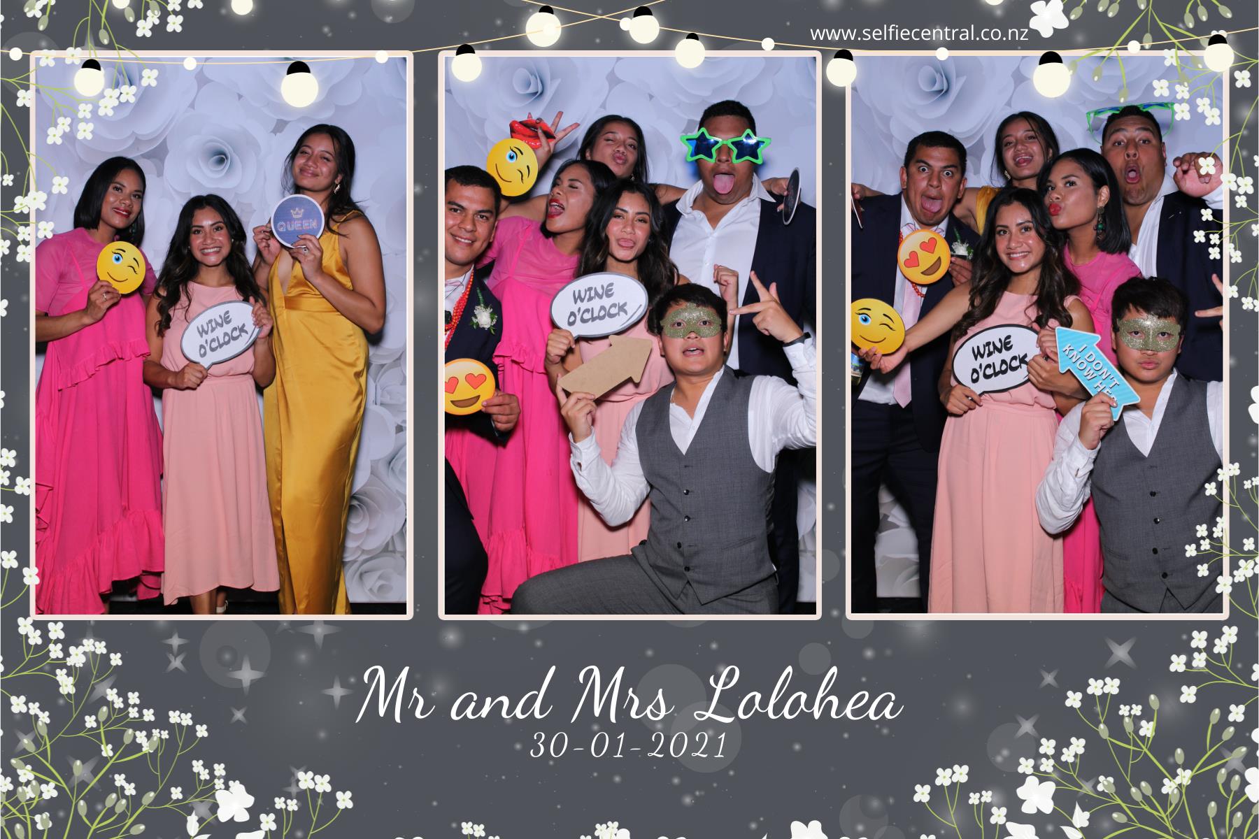 Taniela & Crystal's wedding | View more photos from the event at gallery.photobooth.co.nz/u/SelfieCentral/Taniela-Crystals-wedding