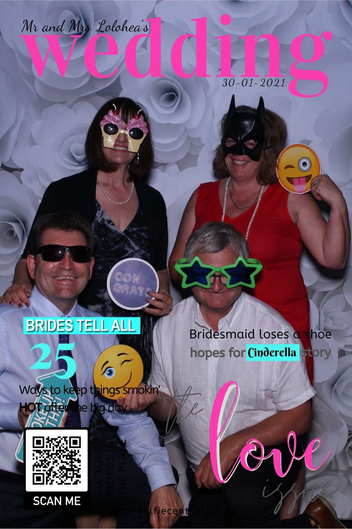 Taniela & Crystal's wedding | View more photos from the event at gallery.photobooth.co.nz/u/SelfieCentral/Taniela-Crystals-wedding