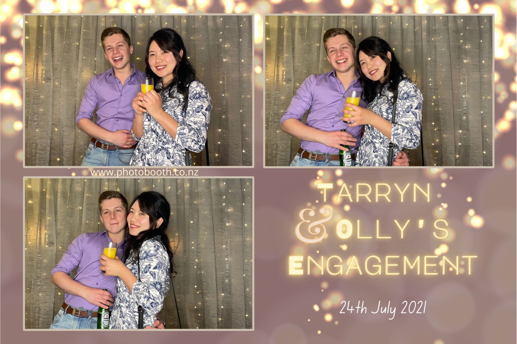 Tarryn & Olly's Engagement | View more photos from the event at gallery.photobooth.co.nz/u/SelfieCentral/Tarryn-Ollys-Engagement