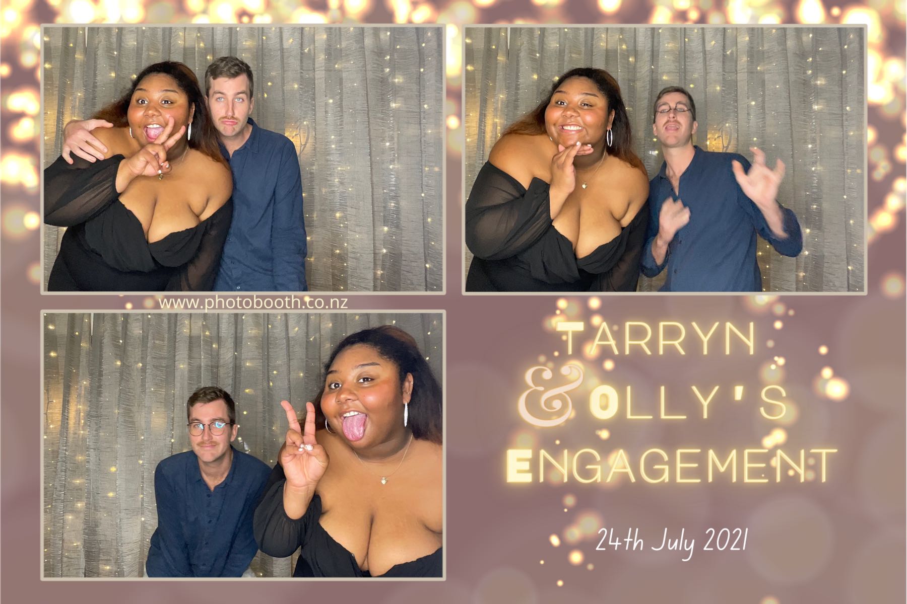 Tarryn & Olly's Engagement | View more photos from the event at gallery.photobooth.co.nz/u/SelfieCentral/Tarryn-Ollys-Engagement
