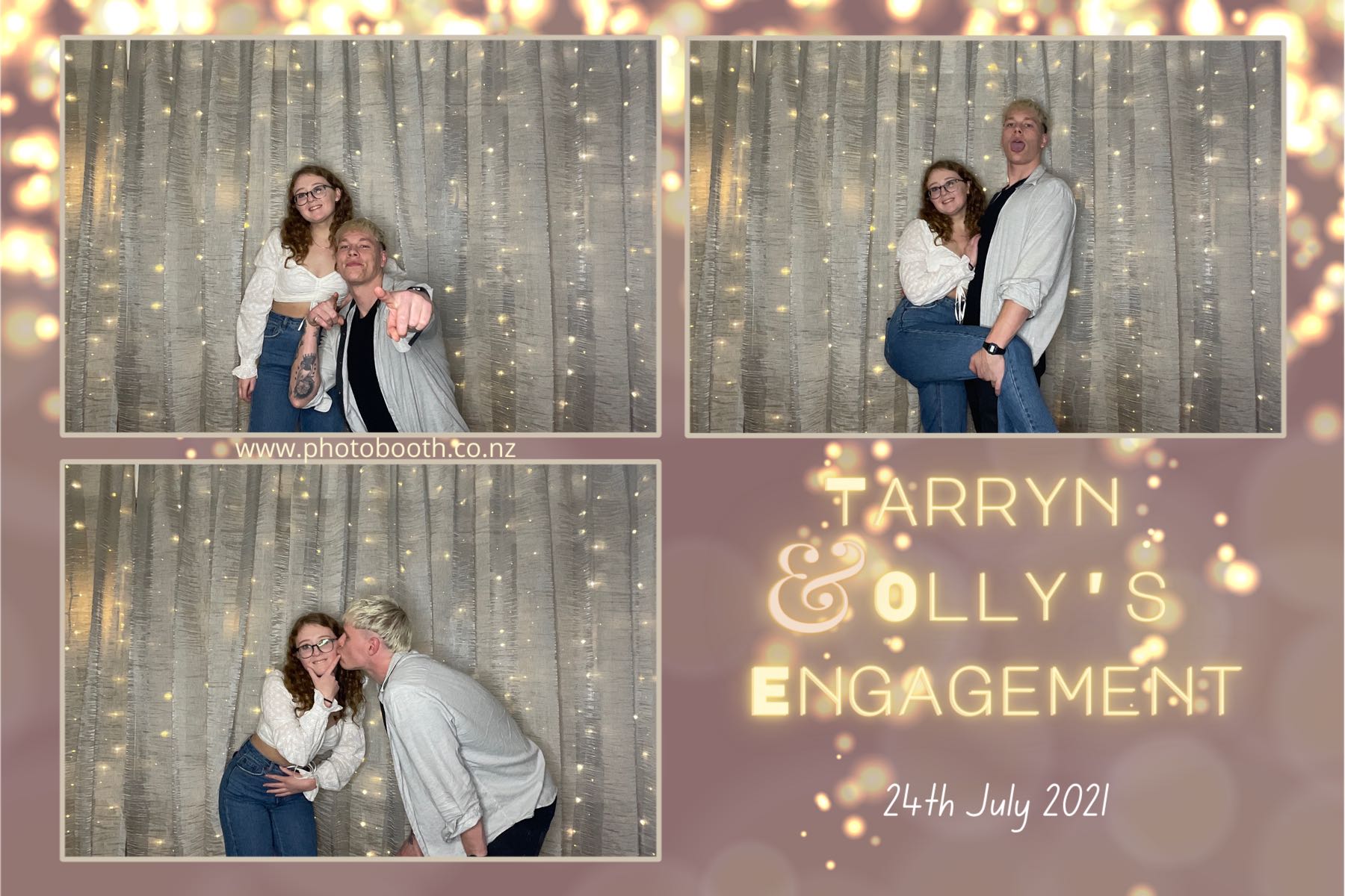 Tarryn & Olly's Engagement | View more photos from the event at gallery.photobooth.co.nz/u/SelfieCentral/Tarryn-Ollys-Engagement