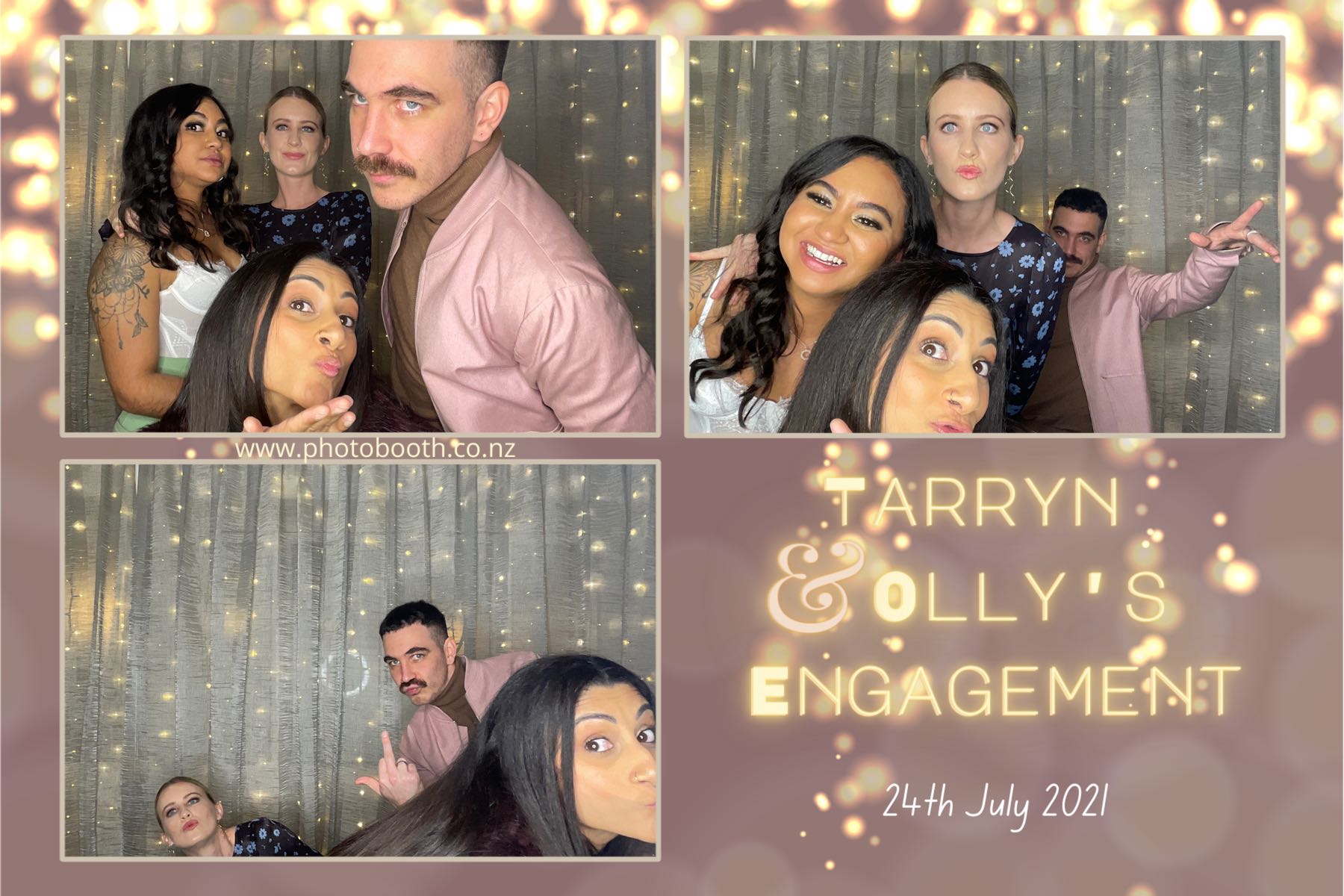 Tarryn & Olly's Engagement | View more photos from the event at gallery.photobooth.co.nz/u/SelfieCentral/Tarryn-Ollys-Engagement