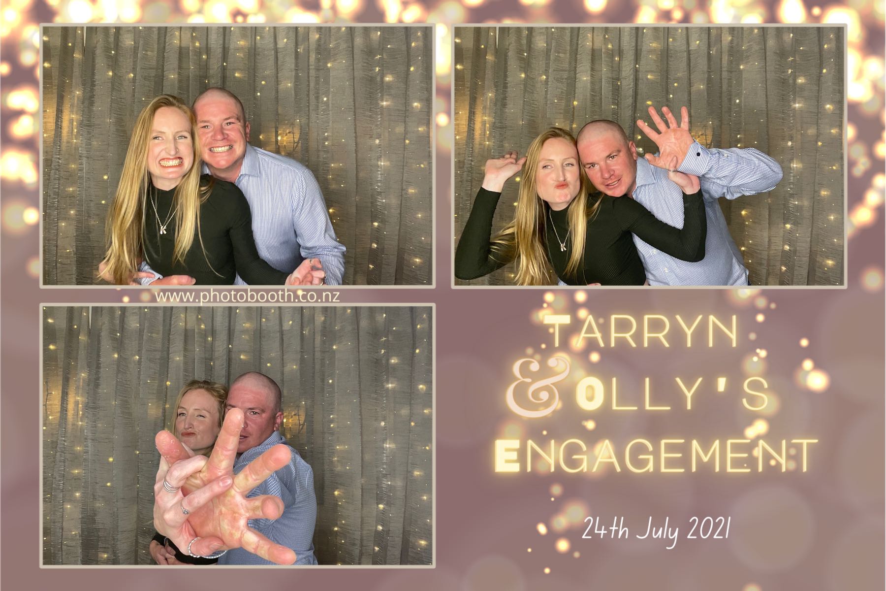 Tarryn & Olly's Engagement | View more photos from the event at gallery.photobooth.co.nz/u/SelfieCentral/Tarryn-Ollys-Engagement